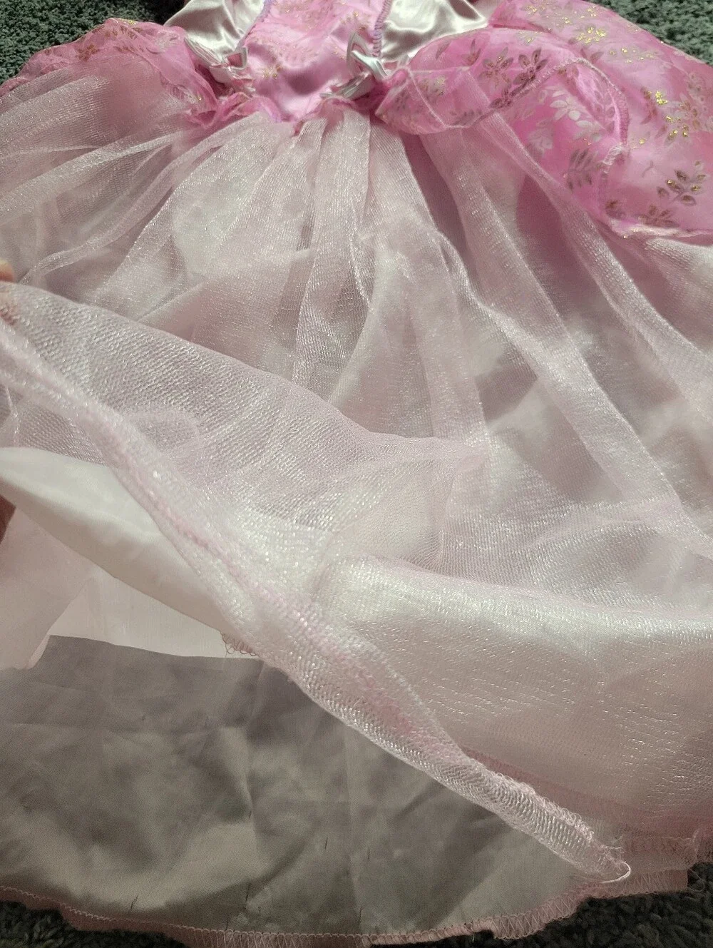 Pink & Blue Princess Tulle Dress Costume Size 3+ Halloween